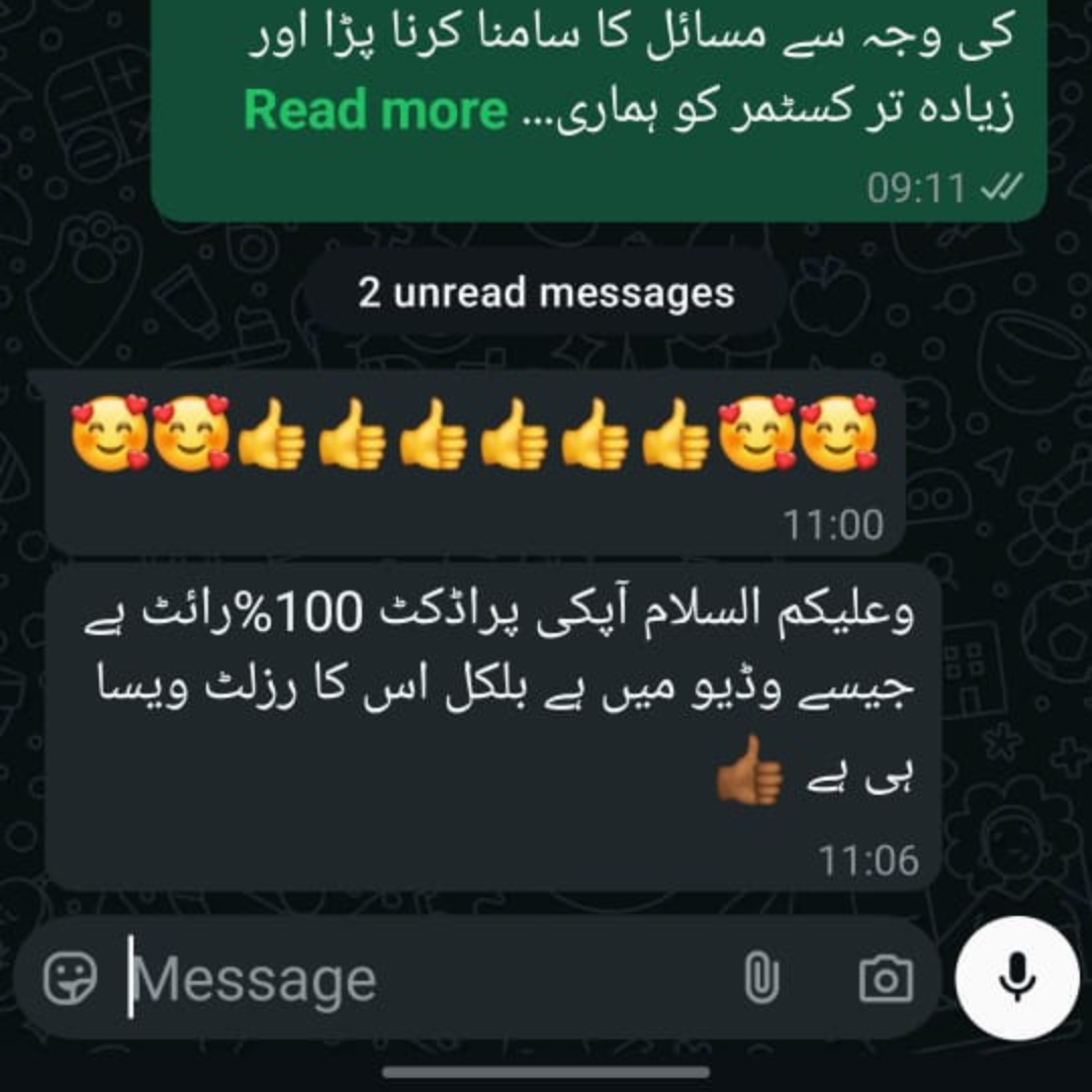 Customer review screenshot