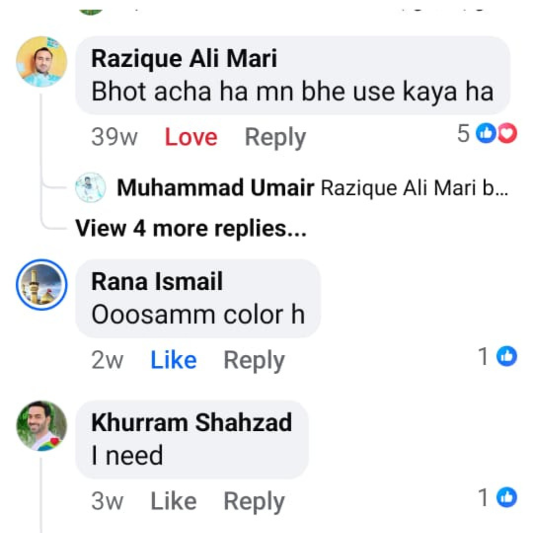 Customer review screenshot