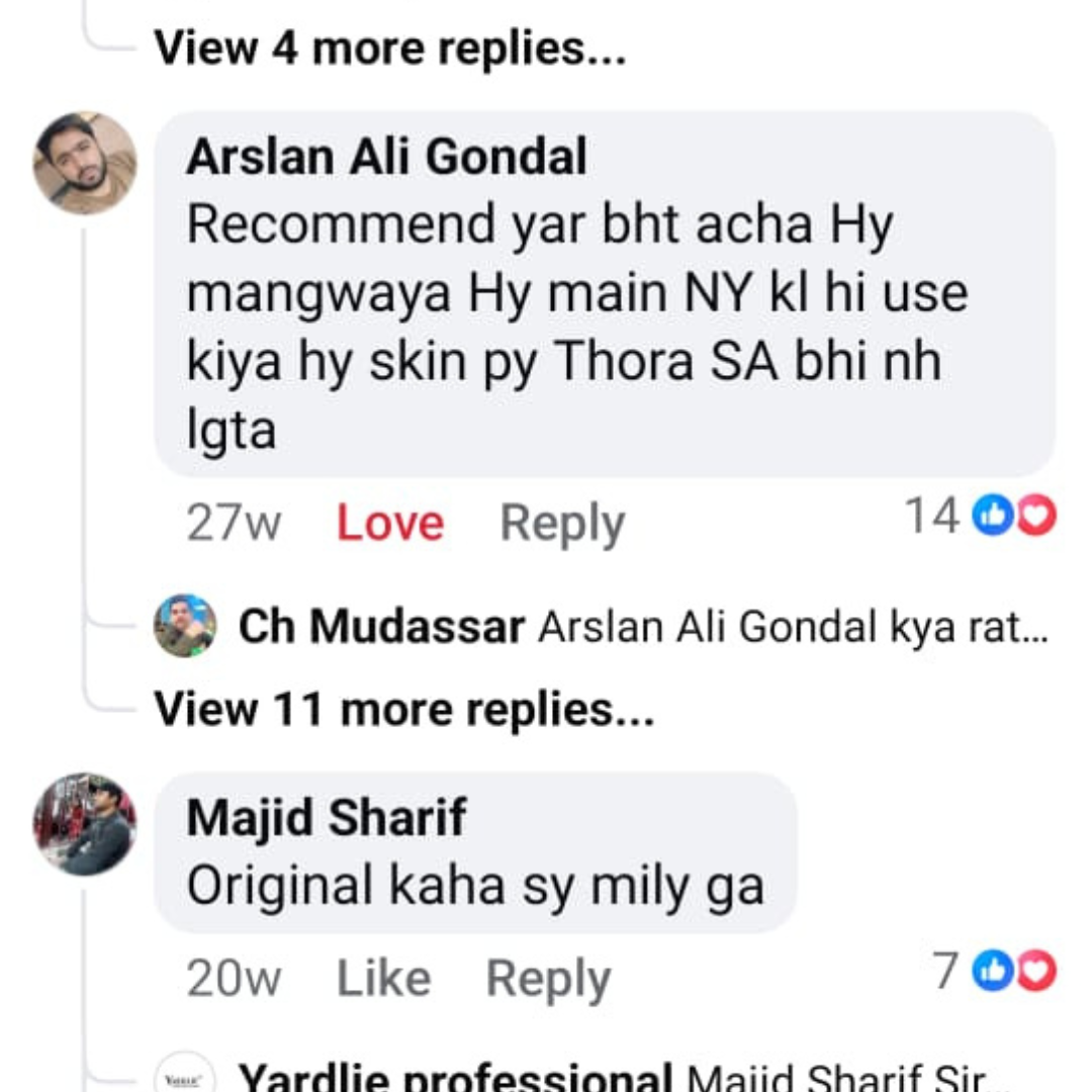 Customer review screenshot