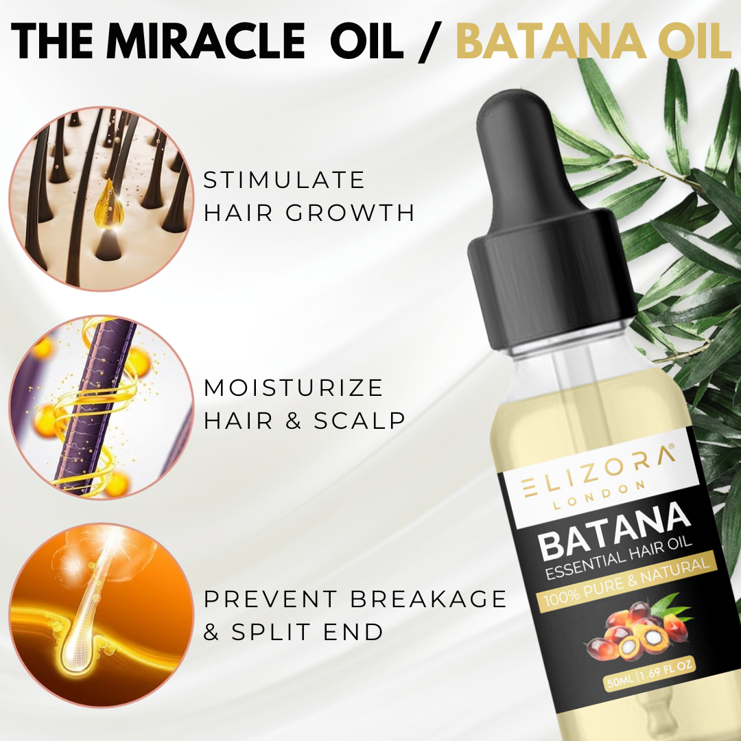 Batana Essential Hair Oil - For Hair Growth & Skin Care