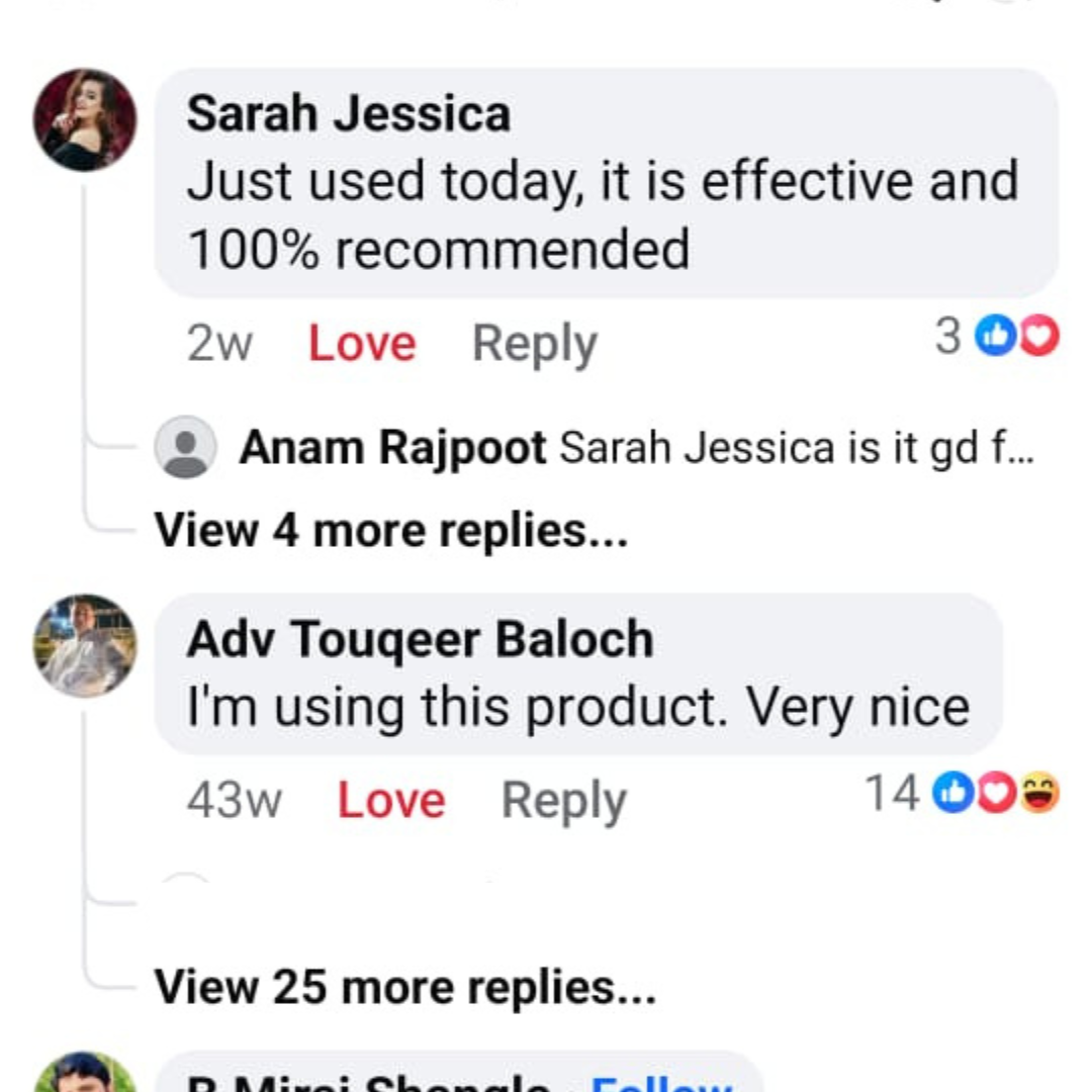 Customer review screenshot