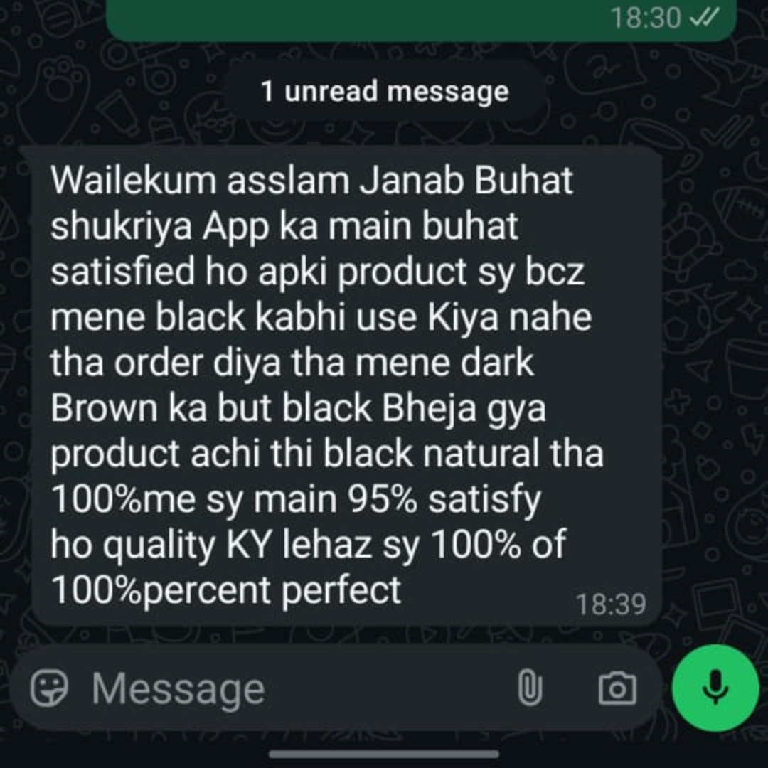 Customer review screenshot