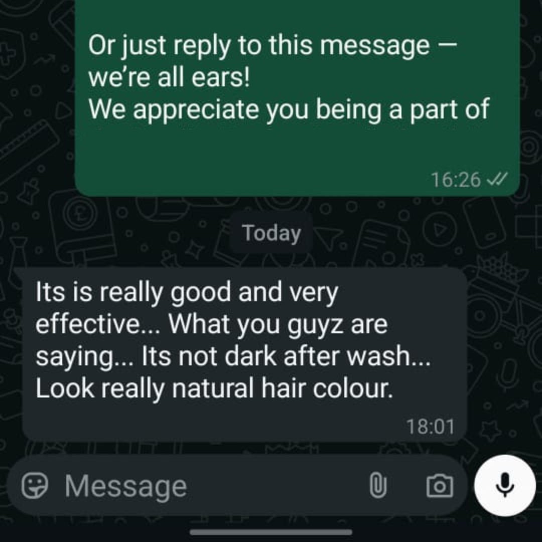 Customer review screenshot
