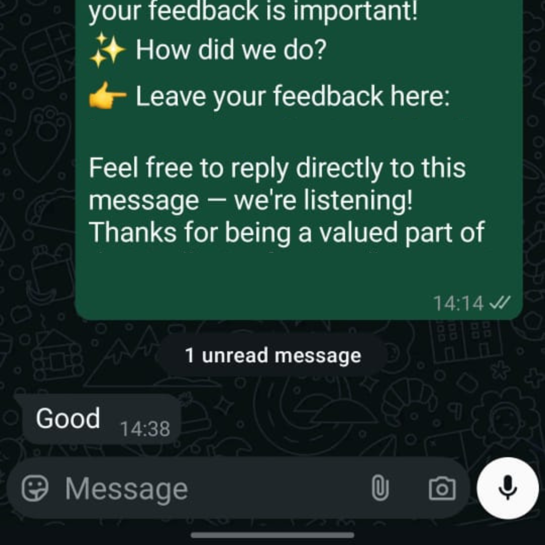 Customer review screenshot