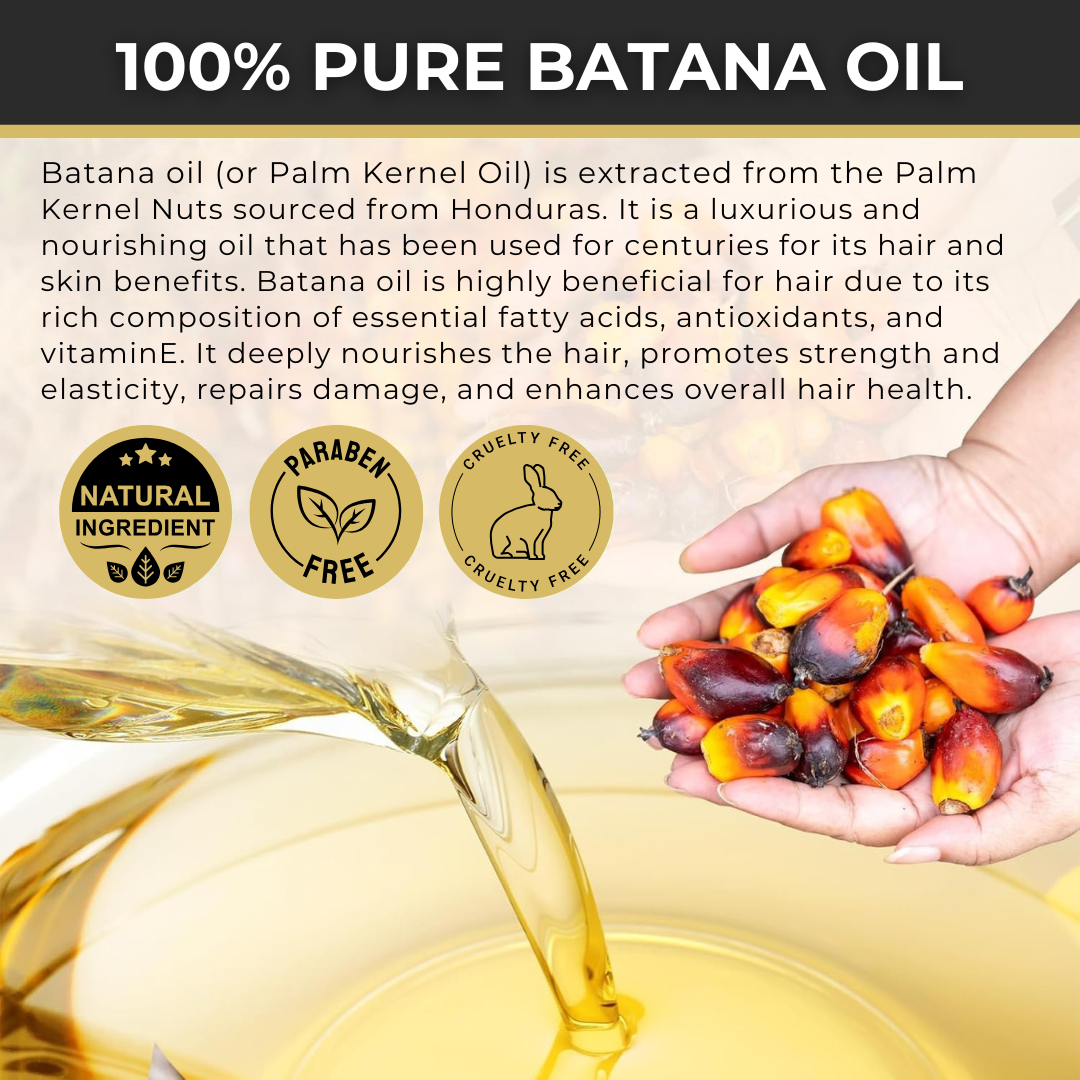 Batana Essential Hair Oil - For Hair Growth & Skin Care