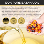 Batana Essential Hair Oil - For Hair Growth & Skin Care