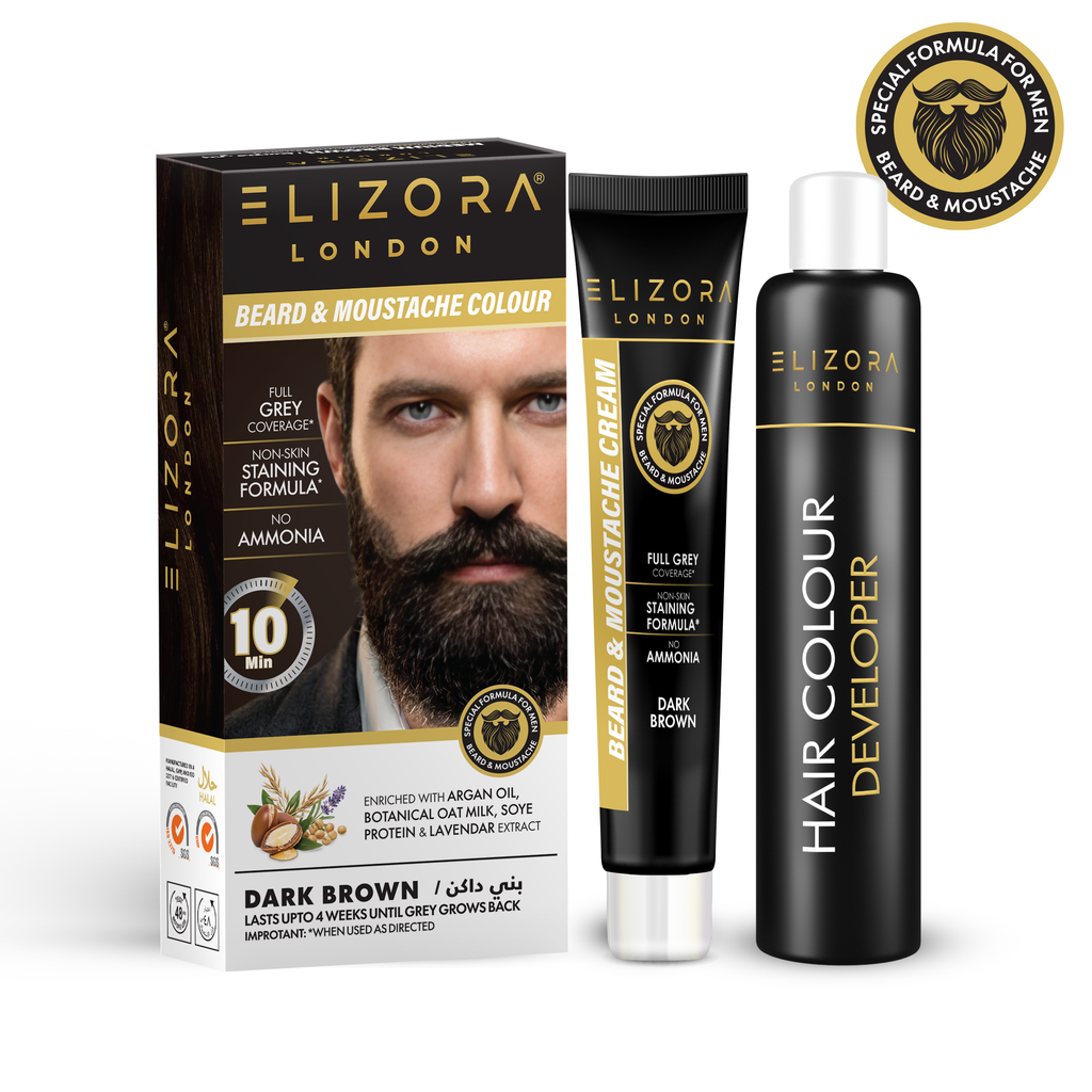 Elizora Beard & Moustache Colour Cream (For Men)