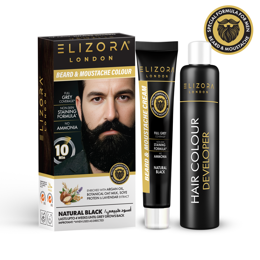 Elizora Beard & Moustache Colour Cream (For Men)