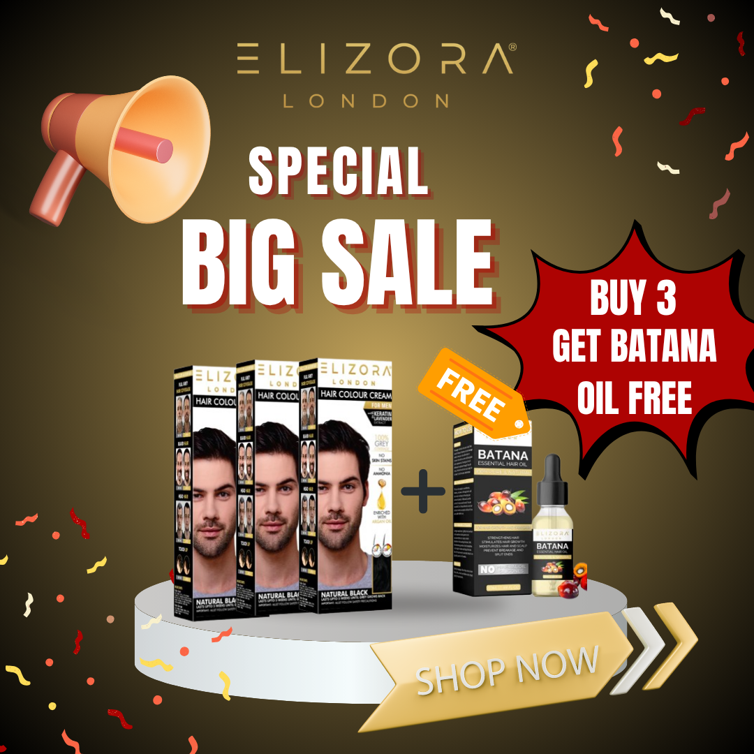 Buy 3 Elizora Hair Colour Cream Get Batana Oil Free