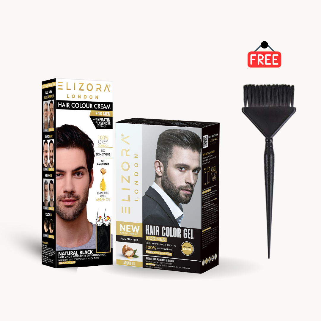 Elizora Hair Colour Combo – Gel + Cream (Get Coloring Brush Free)