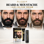 Elizora Beard & Moustache Colour Cream (For Men)